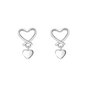 QUIET LOVE S925 Silver Stud Earrings Women's