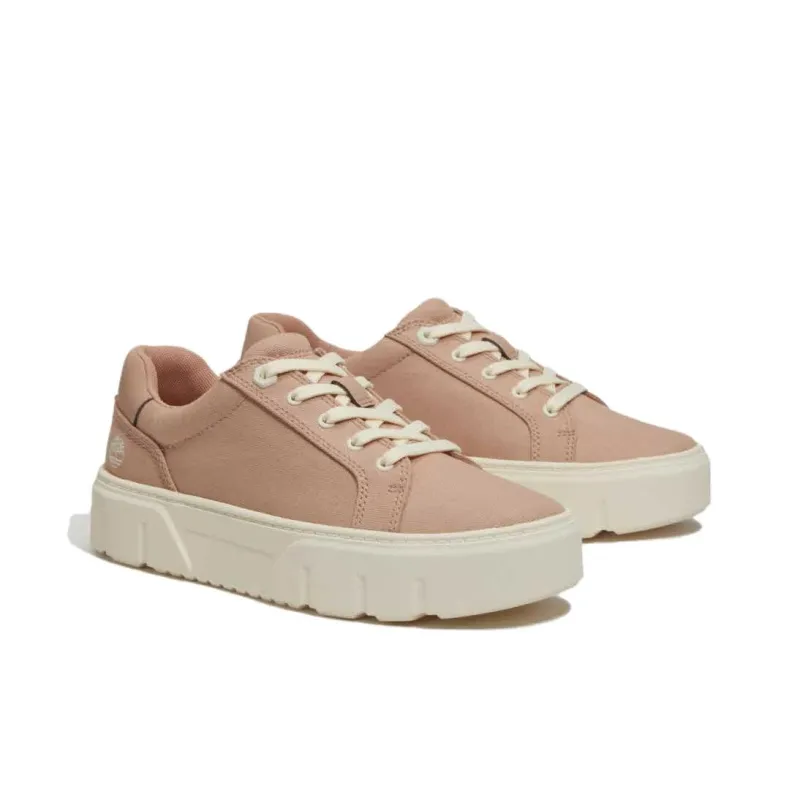 Timberland Laurel Court Anti Slip Wear Resistant Low Top Skateboard Shoes Women's Pink-2