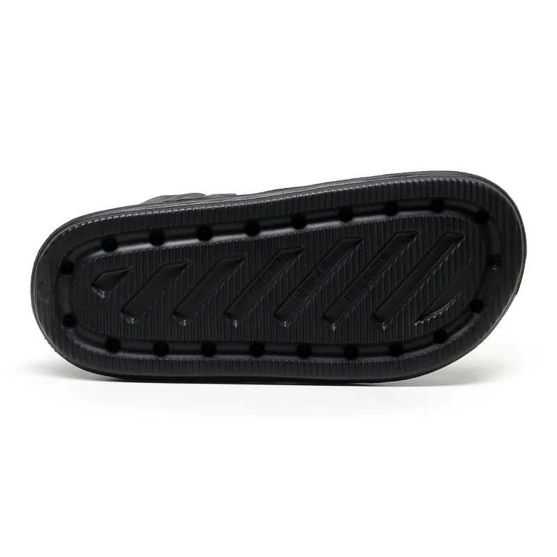 Golofi Minimalist Style Squashy And Bouncy Feeling Slippers For Women's Summer Platform Home Use-4