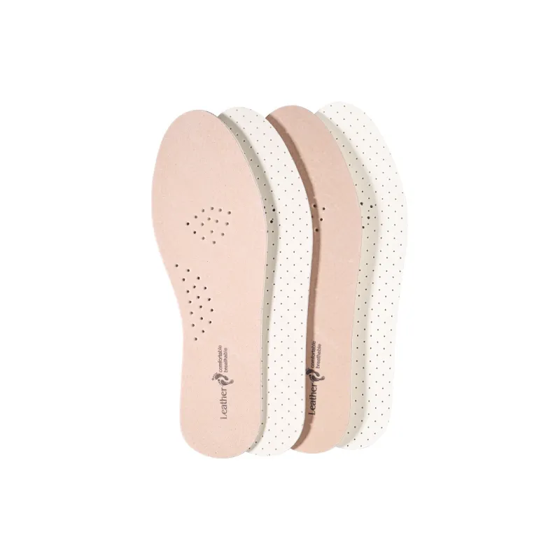 Maigaole Split Pig Leather Latex Insoles Unisex-5