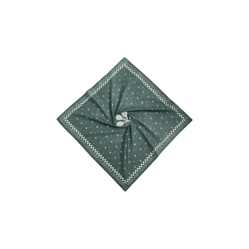 ZARA Cotton Headwraps Men's Green-0