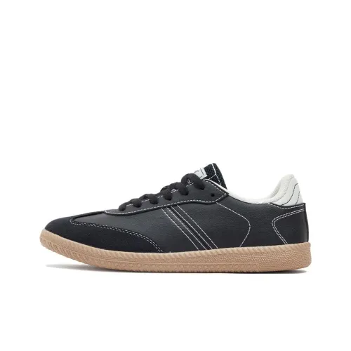361° Wear resistant And Lightweight Low Top Skateboard Shoes Women's Black Gray