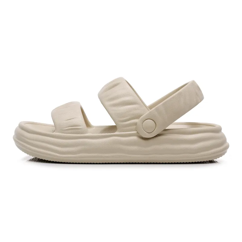 Golofi Minimalist Style Squashy And Bouncy Feeling Slippers For Women's Summer Platform Home Use-6