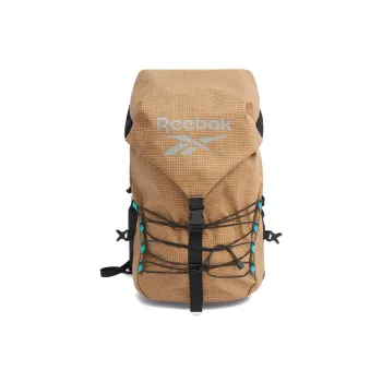 Reebok Fabric Mountaineering Travel Backpack Regular Unisex Black/Navy Blue/Jasper