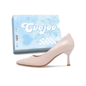 CVOJOO Flared Heel High Heels Women's