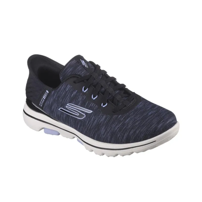 Skechers Go Golf WALK 5 Low Top Casual Shoes Women's Black-3