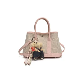 DALO PU Mosaic Canvas Handbag Regular Women's Multicolor