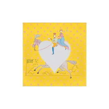 HERMES Silk Scarves Women's Yellow Style