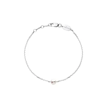 Redline 18K White Gold Pearl Bracelets Women's Silver