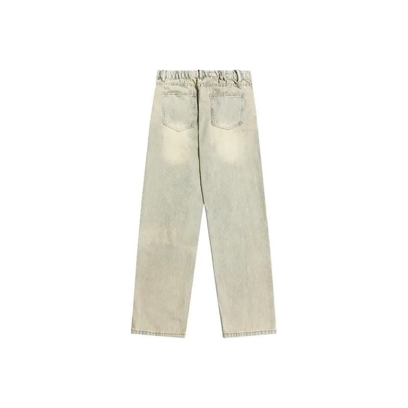 WELTER EXPERIMENT Jeans Unisex Yellow Mud-1