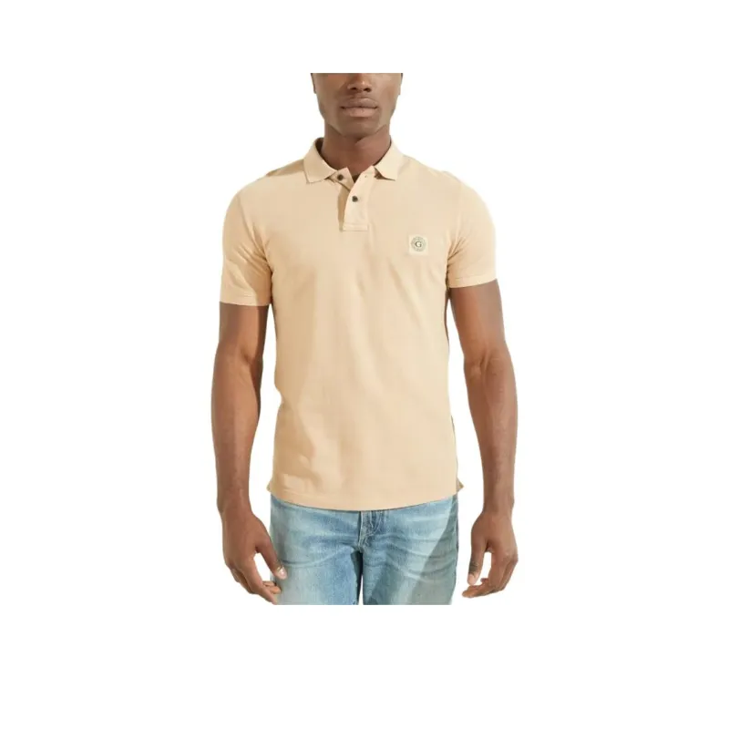 GUESS Shirts Men Beige Yellow-0
