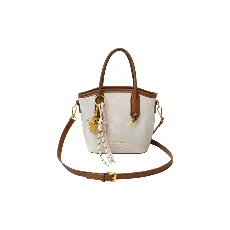 Single Warehouse PU Shoulder Bag Regular Women's Ecru/Silver/Green/Pink/Black-0