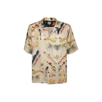 Paul Smith Lumiere Printed Short Sleeve Shirt
