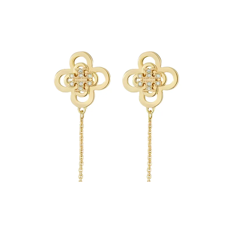 TORY BURCH Kira Clover Earrings-2