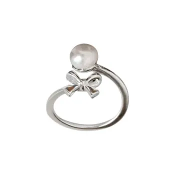 ZHENZHUAOMI Pearl Rings Women's