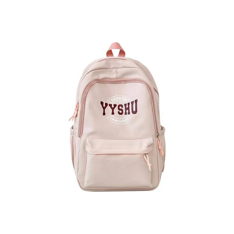 Yalu Pu Backpack Unisex White/Black/Pink/Red/Blue-10