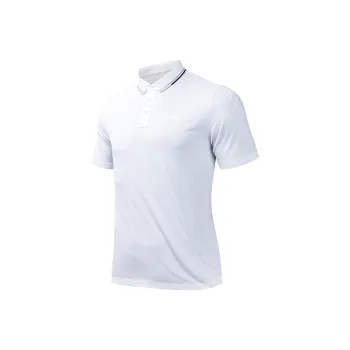 Anta Variety Training Collection Polo Shirt Men's Pure White