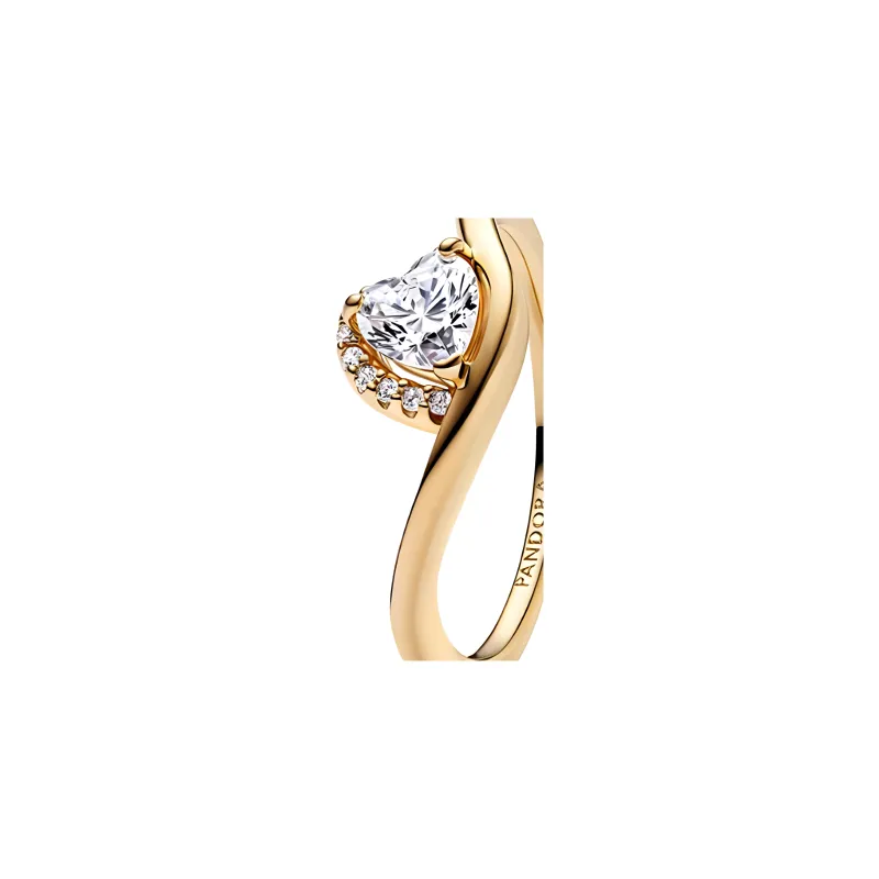 Pandora Gold-Plated Rings Women's Gold-1
