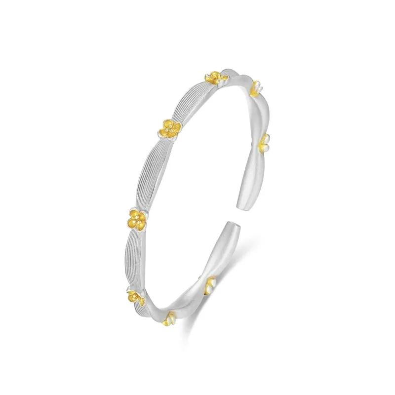 DVNRR S 999 Fine Silver Sterling Silver Bracelets Women's-0