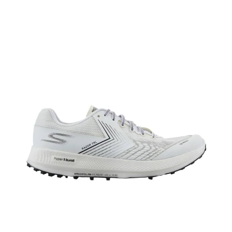 Skechers GO RUN RAZOR TRL Low Top Running Shoes Men's White-1
