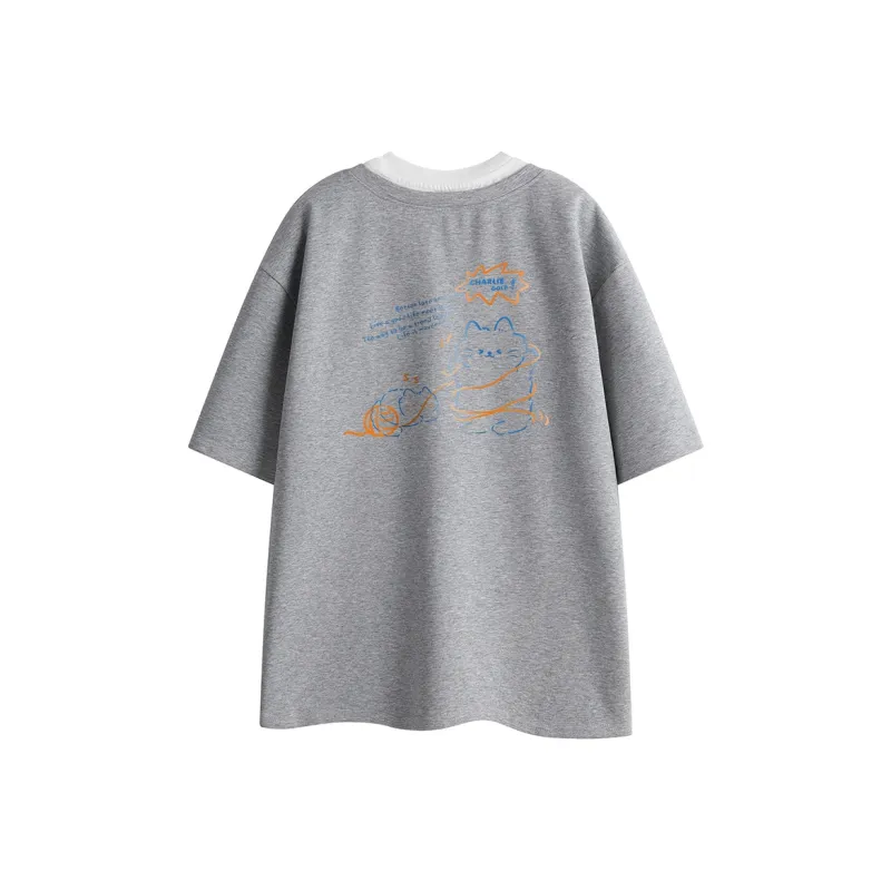 CHARLIE GOLF Drop Shoulder Sleeve T Shirt Women's-5