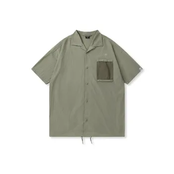 LAMLICKA Shirts Unisex Olive Green