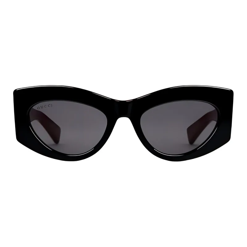 GUCCI Acetate Cat Eye Sunglasses Women's Red-1