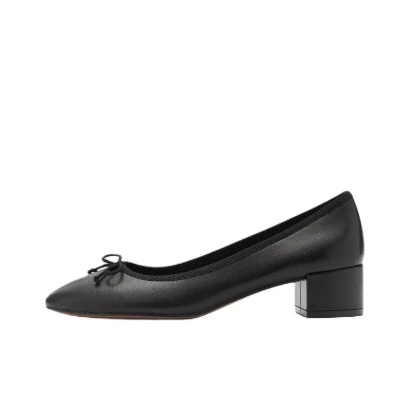 MANGO Selection Collection Chunky Heel High Heels 3.9cm Women's-0