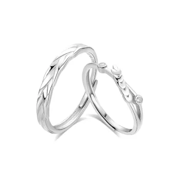 WANLIACC S999 Fine Silver Rings Unisex