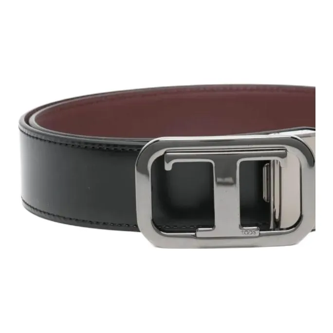 TOD'S Logo buckle Belt-1