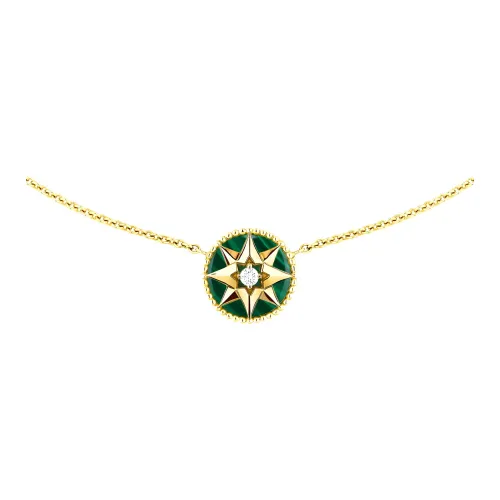 DIOR Necklaces Women's Yellow