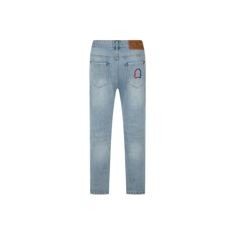 C'N'C Rhythm Party Series Jeans Men's Light Blue-1