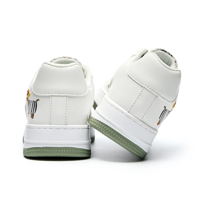 LAZY BONS Slip Resistant, Abrasion Resistant, Breathable, Height Increasing Low Top Skateboard Shoes Unisex-3