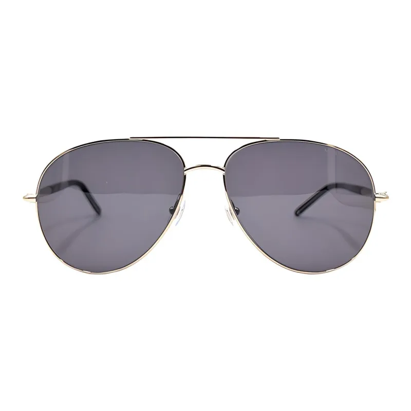 MONTBLANC Aviator Sunglasses Men's Silver-1