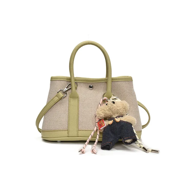 DALO PU Mosaic Canvas Handbag Regular Women's Multicolor-8