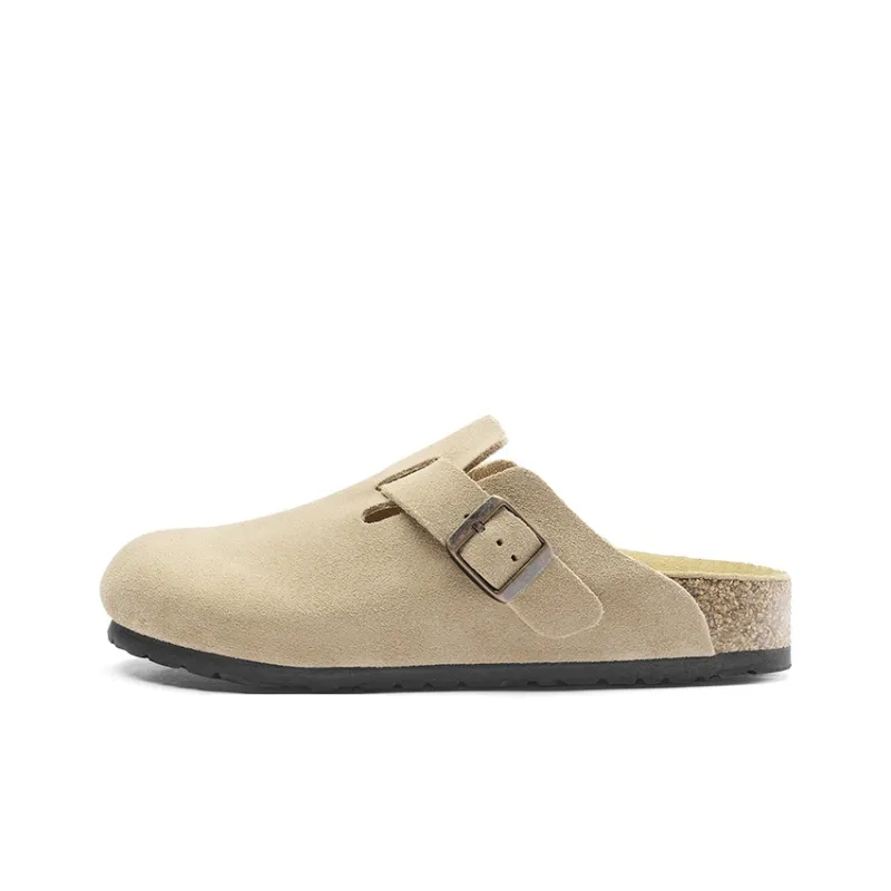 BENZI Stitching Quiet Abrasion Resistant Slip Resistant Wrap toe Slippers Unisex-14