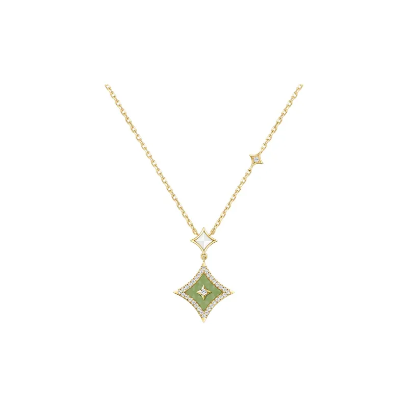 Lola Rose Natural Aventurine Jade Necklaces Women's-0
