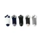 [5 Pack]White+Navy Blue+Black+Jasper+Light Gray