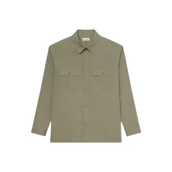 FRAME SS24 Shirt Men's Olive Green