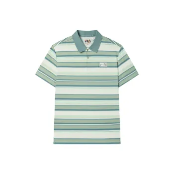 FILA x MAISON KITSUNE ORIGINALE Polo Shirt Men's Lotus Leaf Green