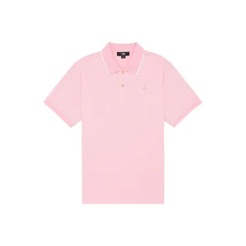 LI NING 1990 Polo Shirt Men's Butterfly Pink