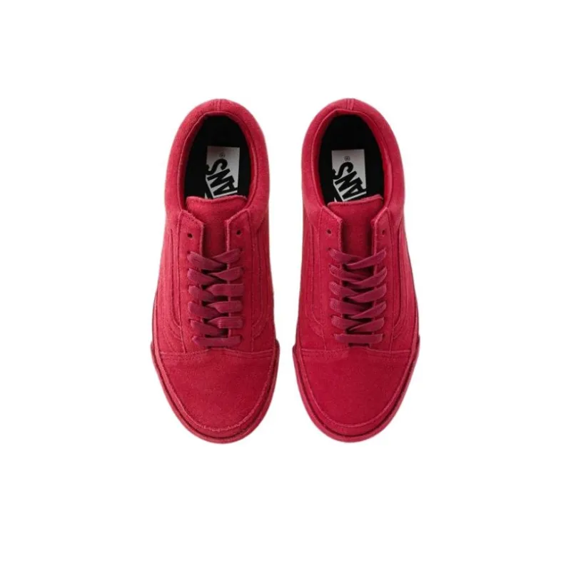 Vans LX OLD SKOOL Moisture Wicking Low Top Skateboard Shoes Unisex Dark Red-3