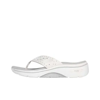 Skechers GO Walk Arch Fit 2.0 Quiet Flip Flops Women's White