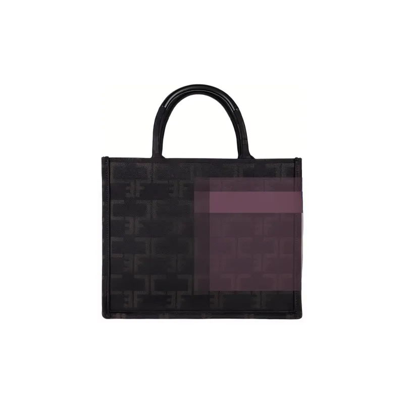 Elisabetta Franchi Cotton And Polyamide Blend Tote Bag Shopping Bag Handbag Small Size Women's Black-0