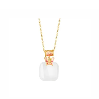 Ancient Jewelry Chalcedony Jade Necklaces Women's
