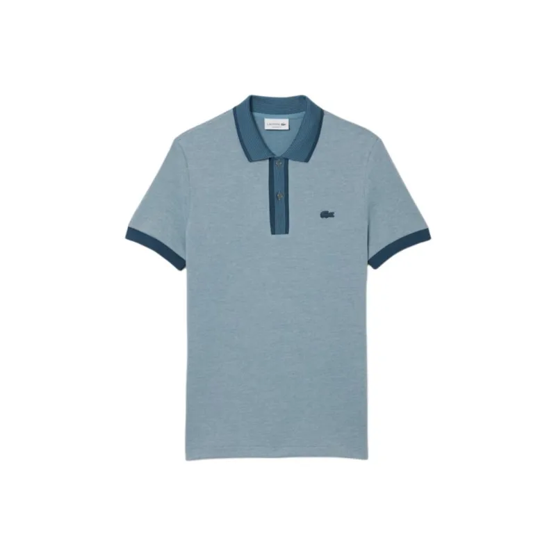 LACOSTE Polo Shirt Men's Light Gray Blue-0
