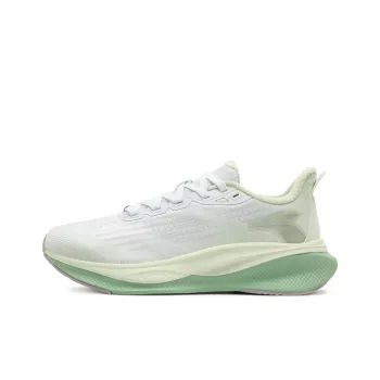 361° Magic Carpet Running Shoes Women's Low Top 361 Degrees White/Melon Green