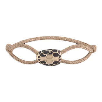 BVLGARI Fabric Bracelets Women's Gold