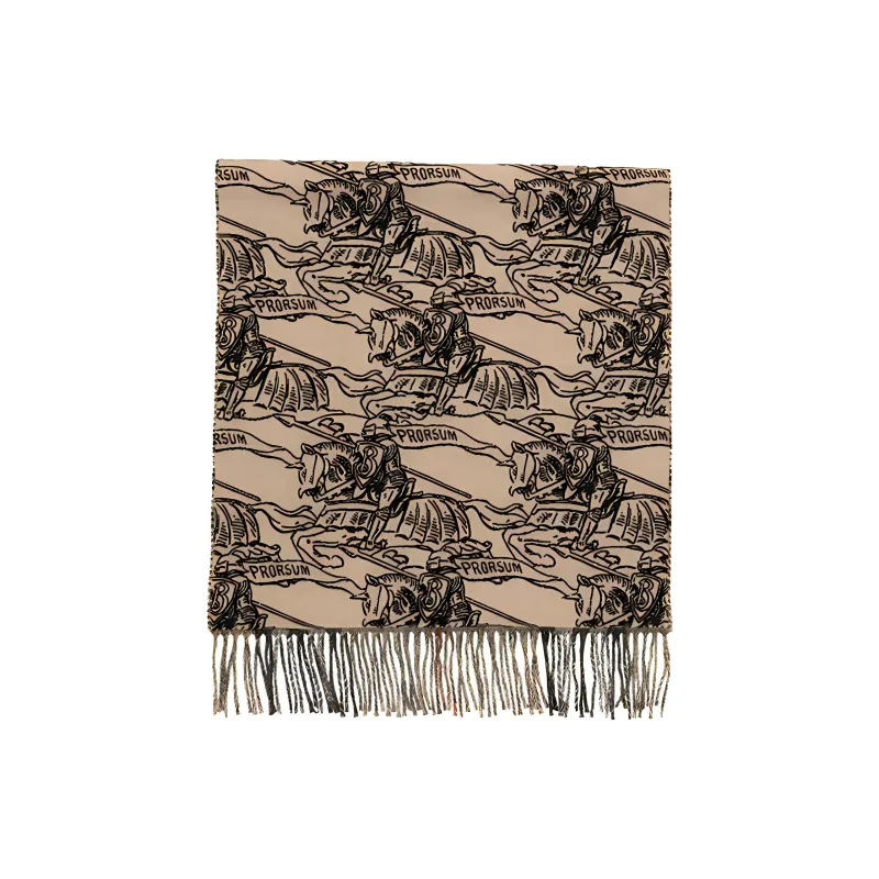 Burberry Ekd Reversible Cashmere Scarf-1