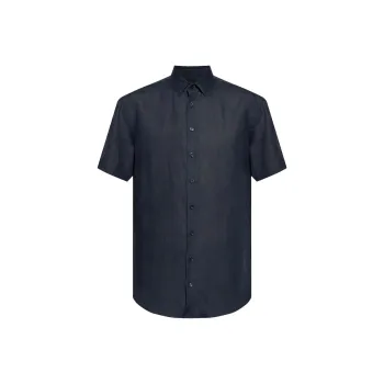 GIORGIO ARMANI Button Up Short Sleeved Shirt